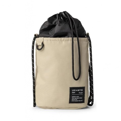 Ringke Mini Pouch torba pokrowiec etui Cross Bag na słuchawki drobiazgi beżowy (BG08478RS)