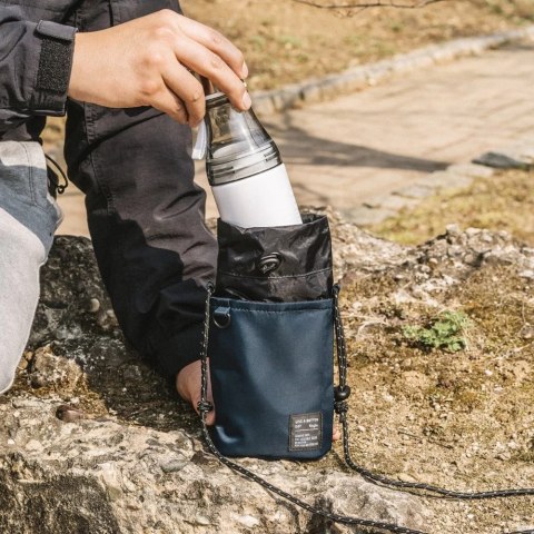 Ringke Mini Pouch torba pokrowiec etui Cross Bag na słuchawki drobiazgi beżowy (BG08478RS)