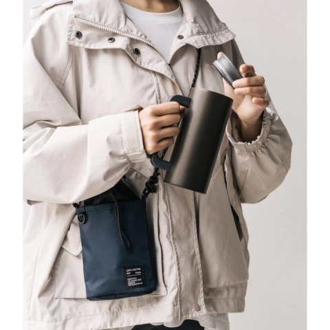 Ringke Mini Pouch torba pokrowiec etui Cross Bag na słuchawki drobiazgi czarny (BG08461RS)