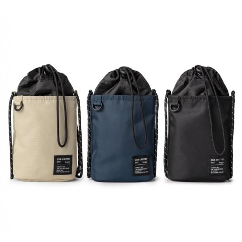 Ringke Mini Pouch torba pokrowiec etui Cross Bag na słuchawki drobiazgi czarny (BG08461RS)