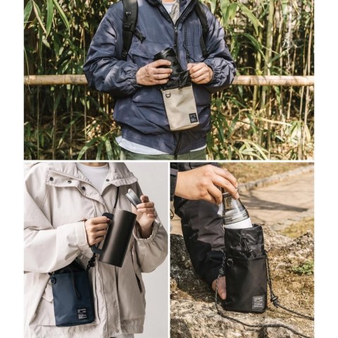 Ringke Mini Pouch torba pokrowiec etui Cross Bag na słuchawki drobiazgi czarny (BG08461RS)