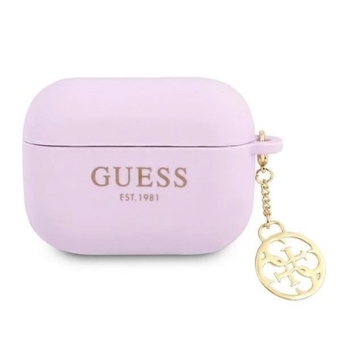 Guess GUAPLSC4EU AirPods Pro cover fioletowy/purple Charm Collection