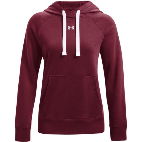 Bluza damska Under Armour Rival Fleece HB Hoodie burgund 1356317 627 Bluza damska Under Armour Rival Fleece HB Hoodie burgund 1356317 627