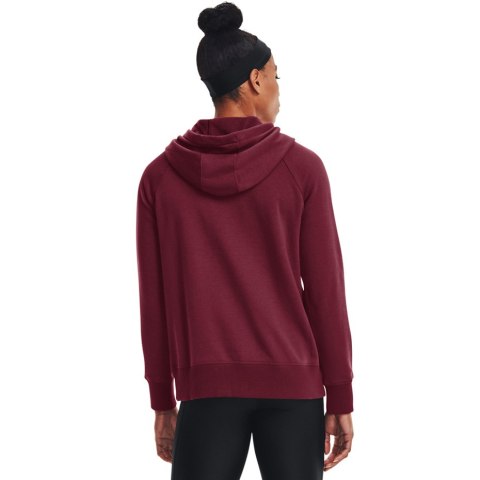 Bluza damska Under Armour Rival Fleece HB Hoodie burgund 1356317 627 Bluza damska Under Armour Rival Fleece HB Hoodie burgund 1356317 627