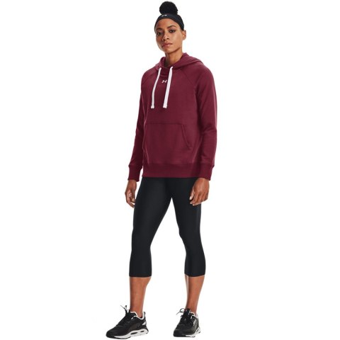 Bluza damska Under Armour Rival Fleece HB Hoodie burgund 1356317 627 Bluza damska Under Armour Rival Fleece HB Hoodie burgund 1356317 627