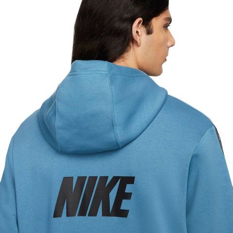 Bluza męska Nike Nsw Repeat Flecee Po Hoodie BB niebieska DM4676 415 Bluza męska Nike Nsw Repeat Flecee Po Hoodie BB niebieska DM4676 415