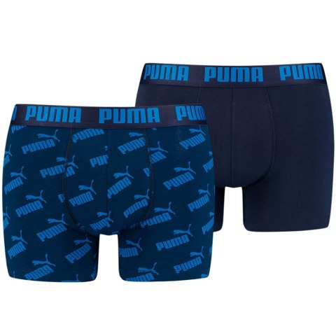 Bokserki Puma Men Aop Boxer 2P granatowe 935054 02 Bokserki Puma Men Aop Boxer 2P granatowe 935054 02