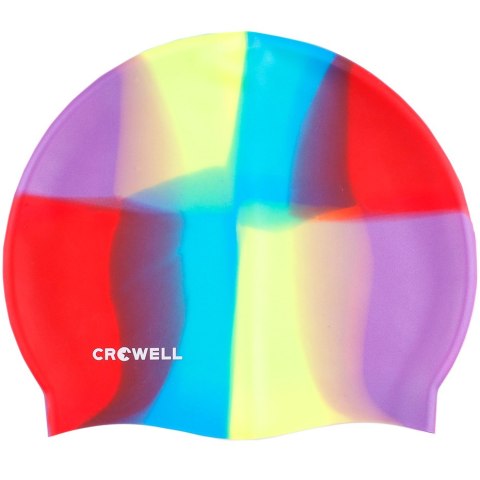 Czepek pływacki silikonowy Crowell Multi Flame kolorowy kol.10 Czepek pływacki silikonowy Crowell Multi Flame kolorowy kol.10