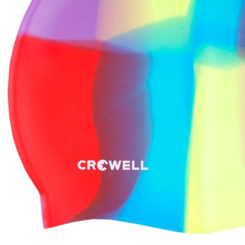 Czepek pływacki silikonowy Crowell Multi Flame kolorowy kol.10 Czepek pływacki silikonowy Crowell Multi Flame kolorowy kol.10