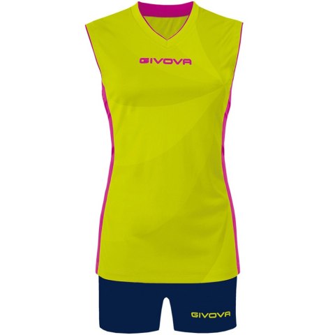 Komplet sportowy Givova Kit Elica KIT C58 żółto-granatowy Komplet sportowy Givova Kit Elica KIT C58 żółto-granatowy