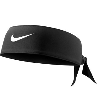 Opaska na głowę Nike Dri-fit Head Tie 4.0 czarno-biała N1002146010OS