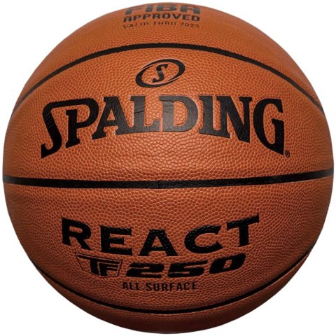 Piłka do koszykówki Spalding React TF-250 Logo Fiba 76967Z Piłka do koszykówki Spalding React TF-250 Logo Fiba 76967Z