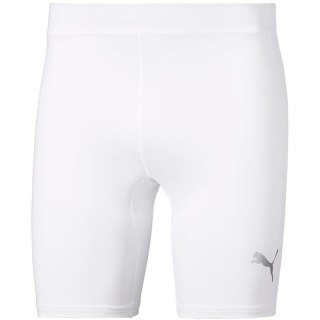 Spodenki męskie Puma LIGA Baselayer Short Tight białe 655924 04