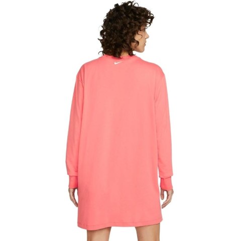 Sukienka damska Nike Nsw LS Dress Prnt różowa DO2580 603 Sukienka damska Nike Nsw LS Dress Prnt różowa DO2580 603