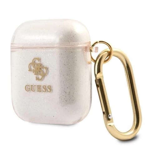 Guess GUA2UCG4GD AirPods cover złoty/gold Glitter Collection