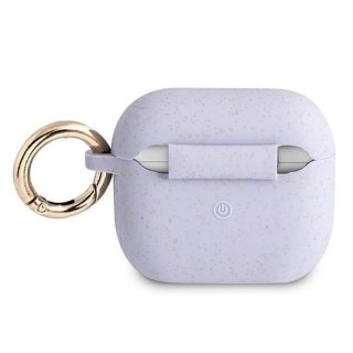 Guess GUA3SGGEU AirPods 3 cover purpurowy/purple Silicone Glitter