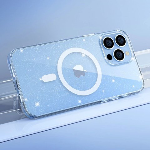 Kingxbar PQY Elegant Series magnetyczne etui do iPhone 13 obudowa pokrowiec biały (kompatybilne z MagSafe)