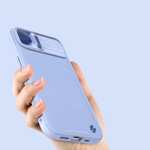 Nillkin CamShield Leather Case etui do iPhone 13 pokrowiec z osłoną na aparat czarny