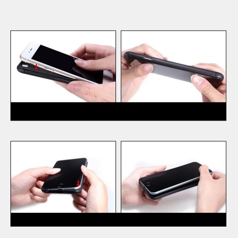 Nillkin Synthetic Fiber Case pancerne etui pokrowiec do iPhone 12 Pro czarny