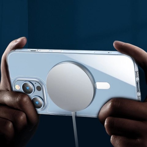 Joyroom Mingkai Series wytrzymałe etui futerał MagSafe do iPhone 13 (6,1") przezroczysty (JR-BP960)