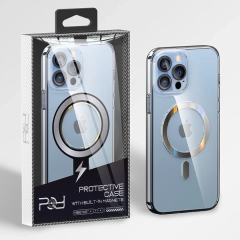 Kingxbar PQY Pure Series magnetyczne etui do iPhone 13 obudowa pokrowiec niebieski (kompatybilne z MagSafe)