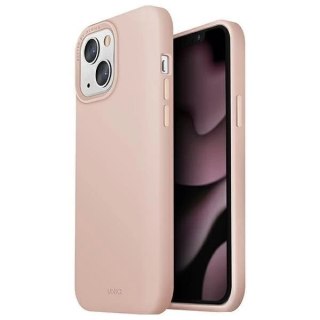 UNIQ etui Lino Hue iPhone 13 6,1" różowy/blush pink MagSafe