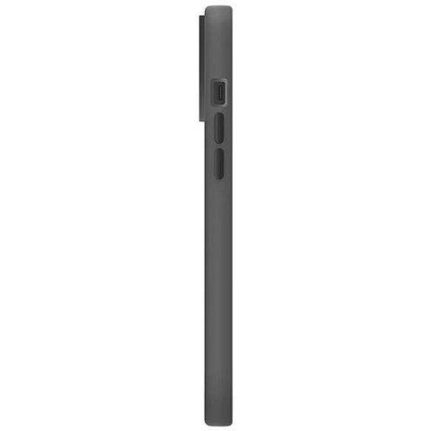 UNIQ etui Lino Hue iPhone 13 Pro / 13 6,1" szary/charcoal grey MagSafe