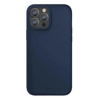 UNIQ etui Lino iPhone 13 Pro Max 6,7" niebieski/marine blue
