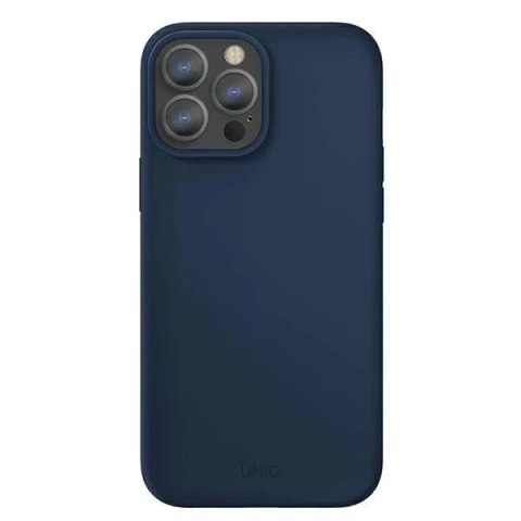 UNIQ etui Lino iPhone 13 Pro Max 6,7" niebieski/marine blue