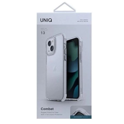 UNIQ etui Combat iPhone 13 6,1" biały/white