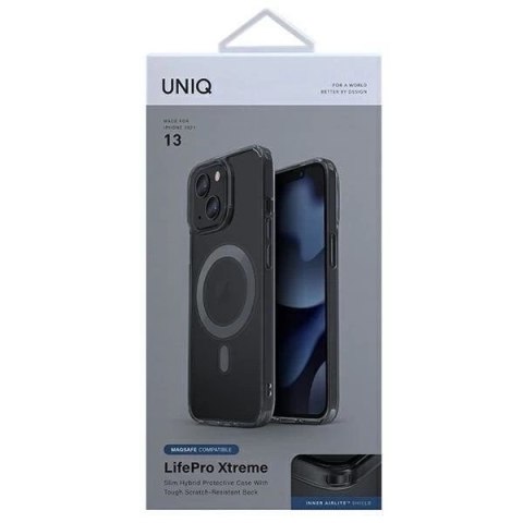UNIQ etui LifePro Xtreme iPhone 13 6,1" magsafe dymny/smoke