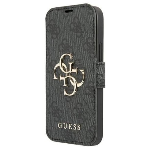 Guess GUBKP13S4GMGGR iPhone 13 mini 5,4" szary/grey book 4G Big Metal Logo