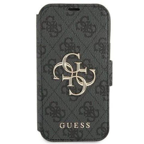 Guess GUBKP13S4GMGGR iPhone 13 mini 5,4" szary/grey book 4G Big Metal Logo