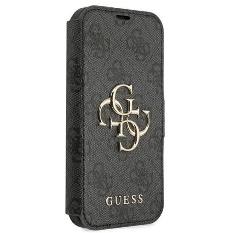 Guess GUBKP13S4GMGGR iPhone 13 mini 5,4" szary/grey book 4G Big Metal Logo