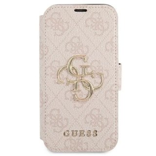 Guess GUBKP13S4GMGPI iPhone 13 mini 5,4" różowy/pink book 4G Big Metal Logo