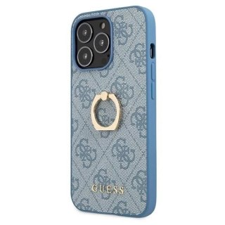 Guess GUHCP13L4GMRBL iPhone 13 Pro / 13 6,1" niebieski/blue hardcase 4G with ring stand
