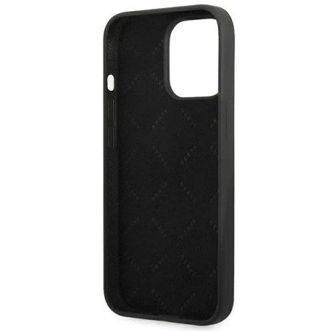Guess GUHCP13LSLTGK iPhone 13 Pro / 13 6,1" czarny/black hardcase Silicone Triangle