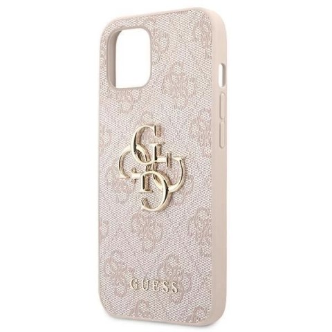 Guess GUHCP13S4GMGPI iPhone 13 mini 5,4" różowy/pink hardcase 4G Big Metal Logo