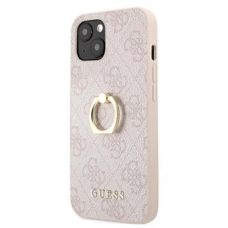 Guess GUHCP13S4GMRPI iPhone 13 mini 5,4" różowy/pink hardcase 4G with ring stand