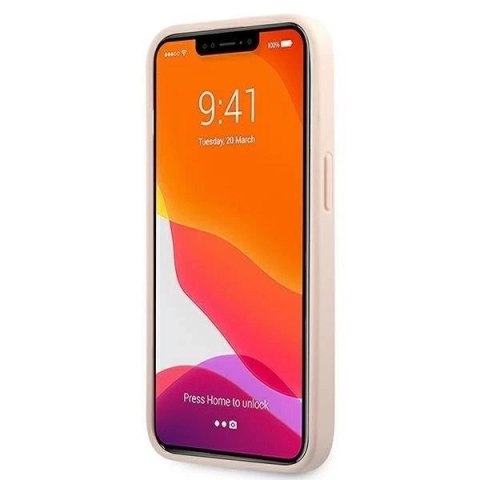 Guess GUHCP13S4GMRPI iPhone 13 mini 5,4" różowy/pink hardcase 4G with ring stand