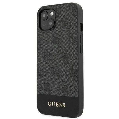 Guess GUHCP13SG4GLGR iPhone 13 mini 5,4" szary/grey hardcase 4G Stripe Collection