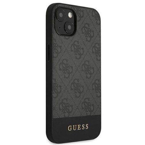 Guess GUHCP13SG4GLGR iPhone 13 mini 5,4" szary/grey hardcase 4G Stripe Collection