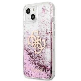 Guess GUHCP13SLG4GPI iPhone 13 mini 5,4" różowy/pink hardcase 4G Big Liquid Glitter