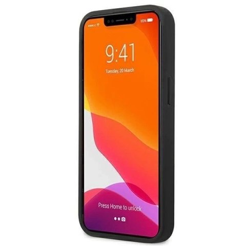 Guess GUHCP13SPSASBGR iPhone 13 mini 5,4" szary/grey Saffiano Strap