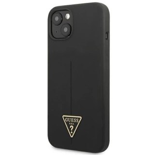 Guess GUHCP13SSLTGK iPhone 13 mini 5,4" czarny/black hardcase Silicone Triangle