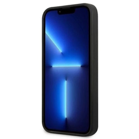 Guess GUHCP13SSLTGK iPhone 13 mini 5,4" czarny/black hardcase Silicone Triangle