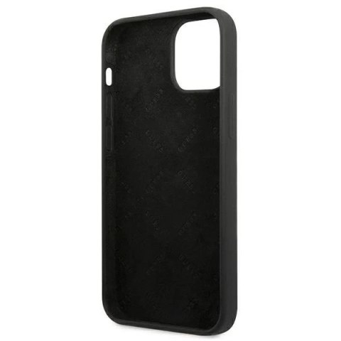 Guess GUHCP13SSLTGK iPhone 13 mini 5,4" czarny/black hardcase Silicone Triangle