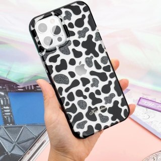 Kingxbar Wild Series etui do iPhone 13 (wzór: krowa)