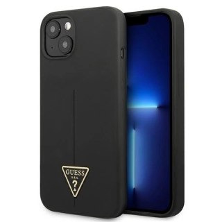 Guess GUHCP13MSLTGK iPhone 13 6,1" czarny/black hardcase Silicone Triangle