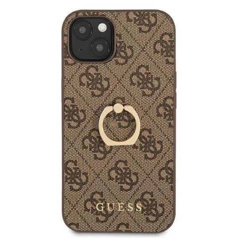 Guess GUHCP13S4GMRBR iPhone 13 mini 5,4" brązowy/brown hardcase 4G with ring stand